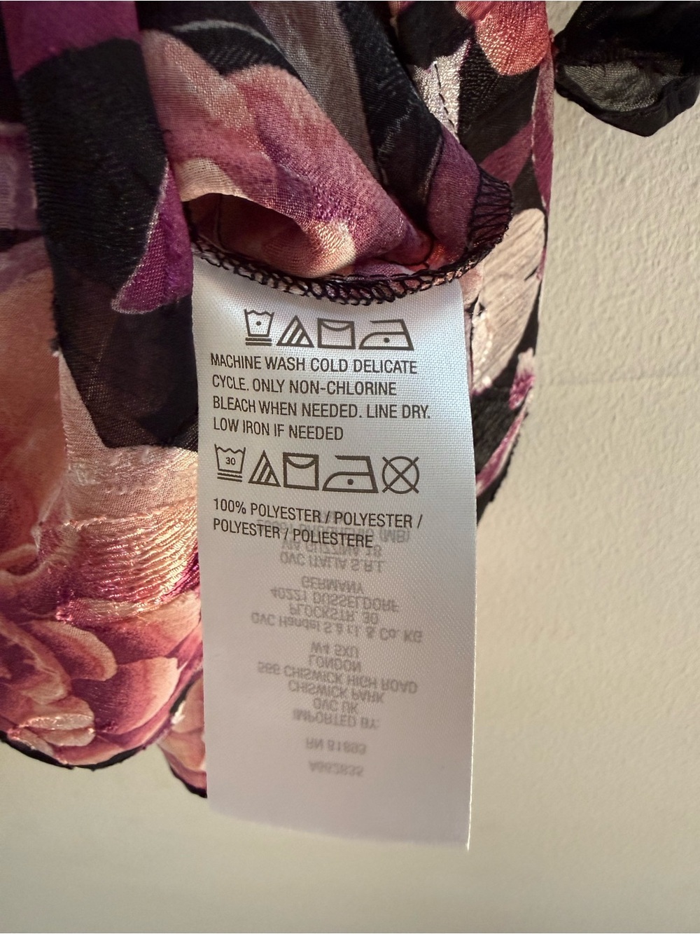 Susan Graver Floral Burnout Sheer Button Front Blouse top Size Small - Picture 6 of 7